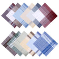 China Manufacture Bulk Wholesale Men's 40*40cm Classic Striped Hankies Soft Cotton Handkerchiefs for Wedding Gifts and Daily Use