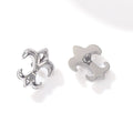 ASTM F136 Titanium Labret Tragus Piercing Punk Style Gold-Plated Top Body Accessory for Wedding or Engagement