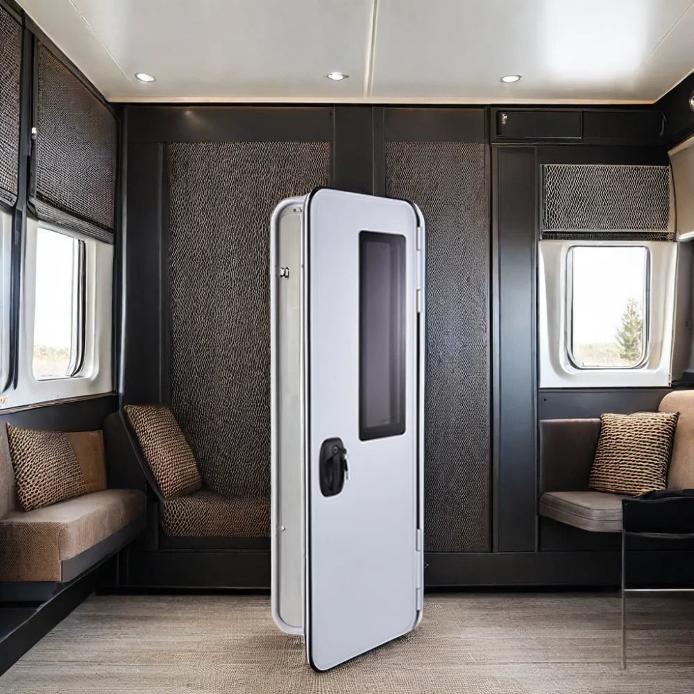 EuroVision EVD8E Insulation Motorhome Doors 1810x600 Aluminum Frame Economic DIY RV Trailer Body Parts for Recreational Truck