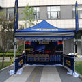 Outdoor Trade Show Portable  Heavy Duty Height Adjustable Oxford 10X10 Red Gazebo Pop up Canopy Tent