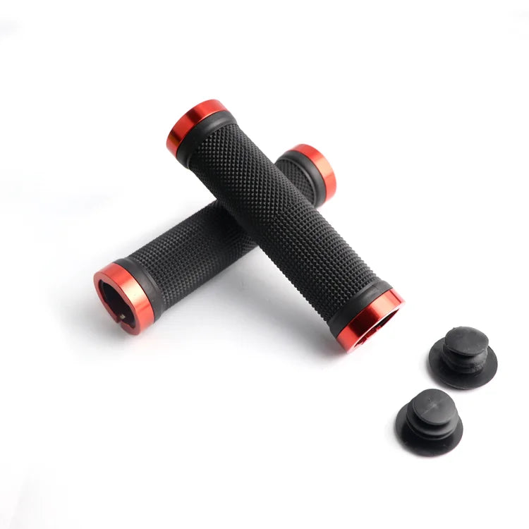 Non Slip TPR Handle Grip Bicycle Mountain Bike  Black Yellow Green Cover Orange OEM BMX Logo Style G201