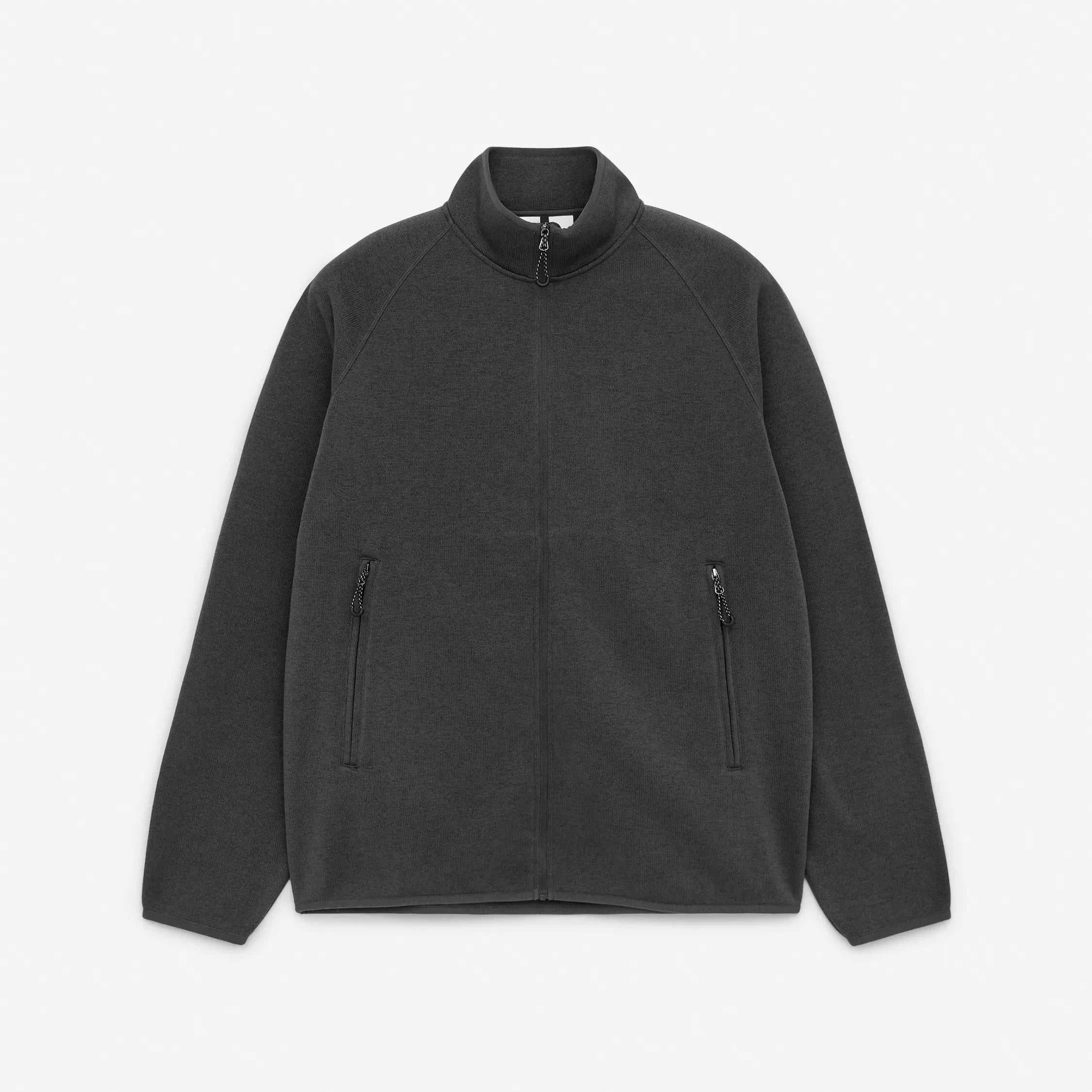 Men's Polyester 100% Polar Fleece Zip Jacket Full Zip Stand Collar Breathable Jackets