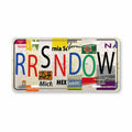 Decorative  Embossed Low MOQ Factory Price Car Platemetal License Plate