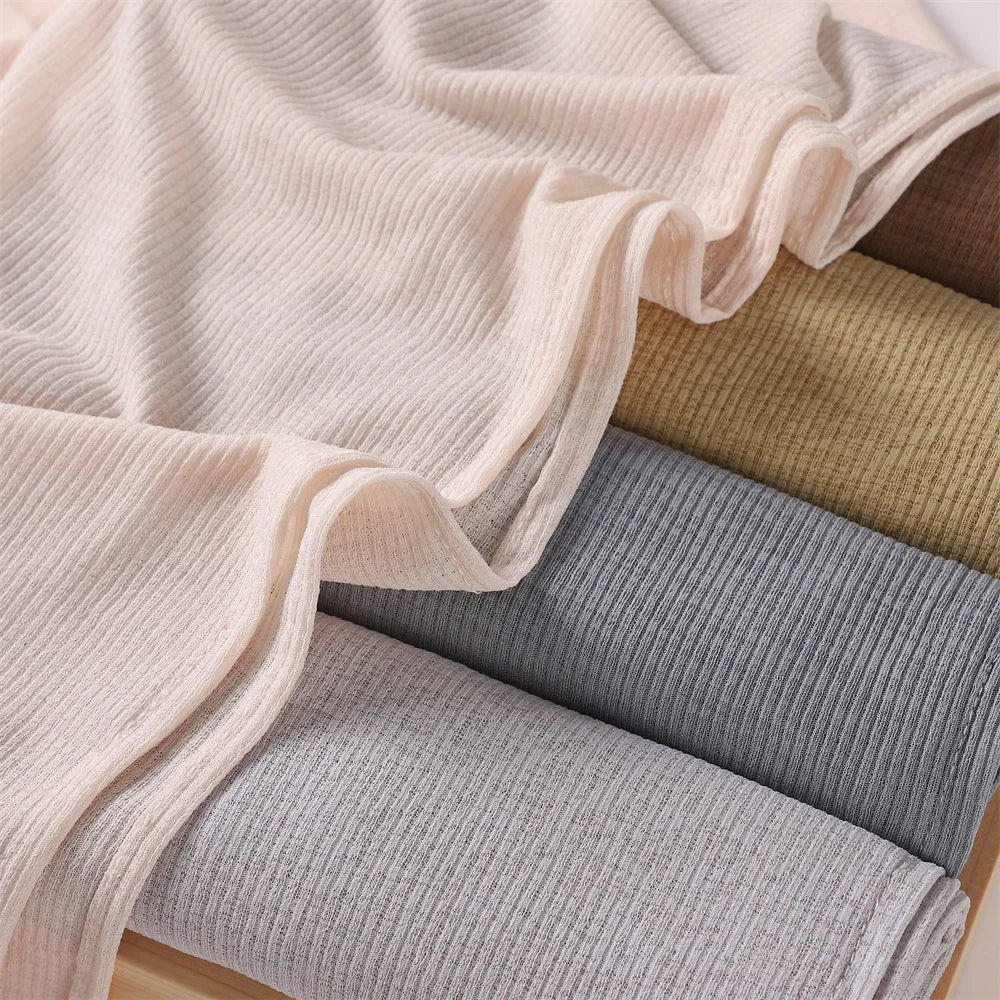 Zifeng OEM Turbantes Salida De Bano Malaysian Solid Pleated Jersey Hijab
