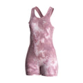 Pink Women's One-Piece Compression Bodysuit Durable Stretch Lightweight Custom Sublimation Print for Brand Club