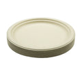 Premium Disposable 6 Inch Round Bagasse Dinner Plates Reusable and Eco-Friendly for Weddings Parties Catering Events Camping
