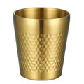 Gold Hammered 175ml 300ml 350ml 480ml Stainless Steel 304 Cups Tumbler Beer Water Coffee Mugs