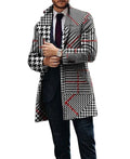 High-quality New Men's Long Trench Coat Single-breasted Top Men's Wear
