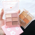 Wholesale Six Color Eyeshadow Palette for Students Earth Toned Soft Light Makeup Multi-Purpose Single Powder Fine Glitter
