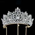 Wholesale Luxury Baroque Princess Tiara Rhinestone Crystal Pageant Wedding Bridal Crown for Queen