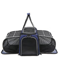 Pet Travel Carrier 4 Sides Expandable Cat Collapsible Carrier with Removable Pad for Cats Dogs Small Animals