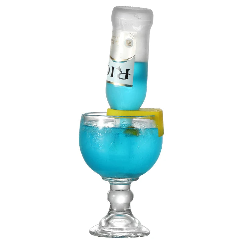 Creative Custom Logo Classic Transparent Wine Goblet Glass 600ml Capacity