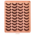 Natural Eyelashes Wholesale 3d for Full Strip Faux Mink Handmade E.bt Brand Black Cotton Band False Eye Lashes