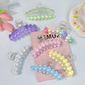 Wholesale 11CM Acrylic Heart Shaped PC Hair Claw Women's Grab Hair Accessories