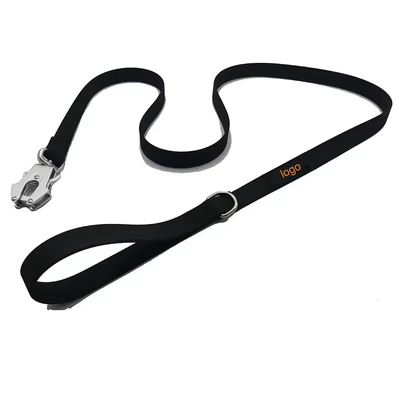 Wholesale Luxury Personalized Solid Waterproof PVC 360 Tangle-Free Custom Logo Training Designer Metal Frog Clip Dog Leash