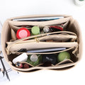Multifunctional Luxury Zipper Tote Bag Insert Organizer Tote Bag Felt Inside Felt Bags for Cosmetics and Other Storage Debris