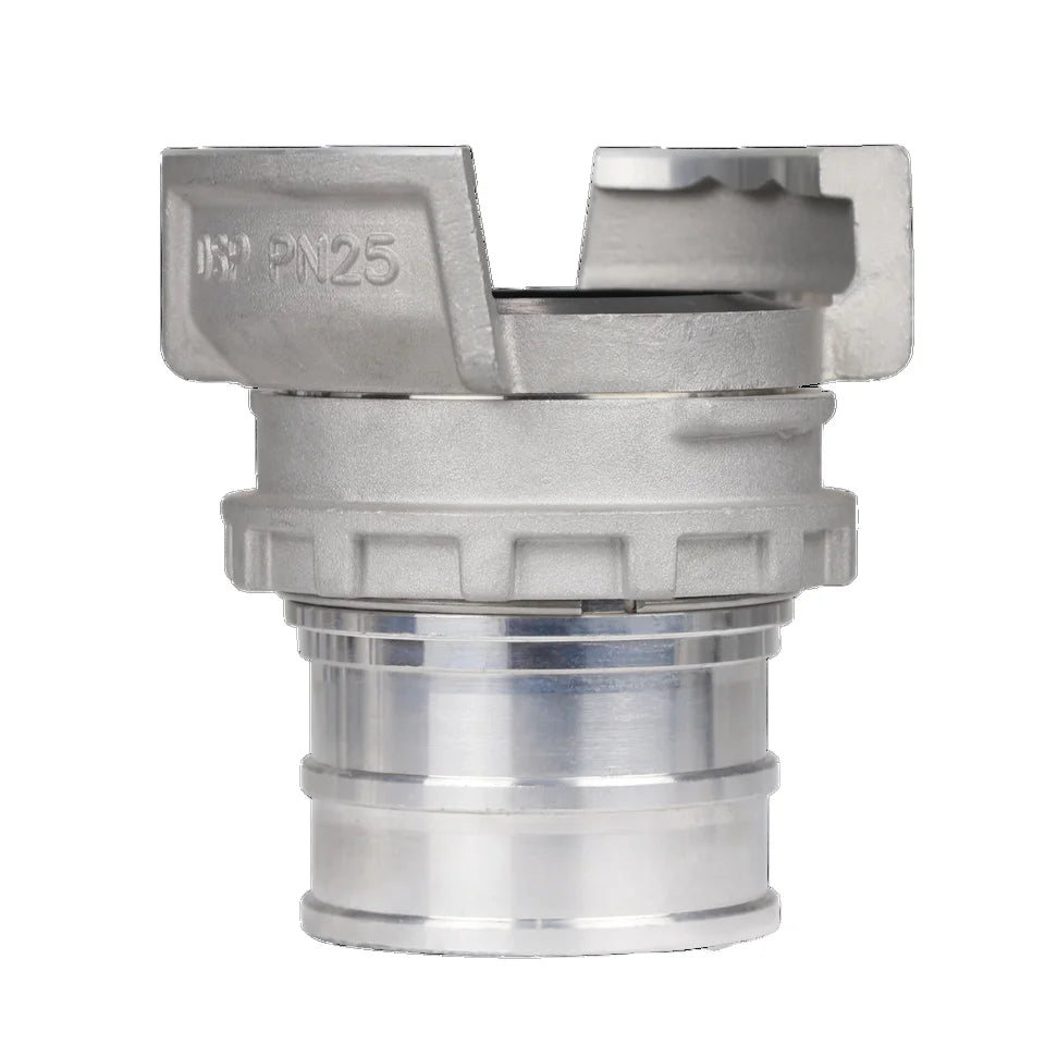 Aluminum Alloy DSP French Type Quick Coupling PN25 Barbed Hose Connector Fire Fighting Water Pipe Fitting