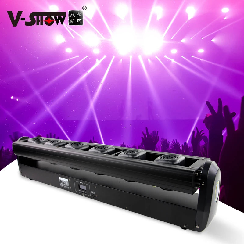 VSHOW LB06 3W Moving Laser bar 6 Eyes Dmx Dj Light Beam for Stage