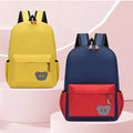 Wholesale Fashion Solid Color School Bags for Primary and Middle School Students Kid School Bag Backpack