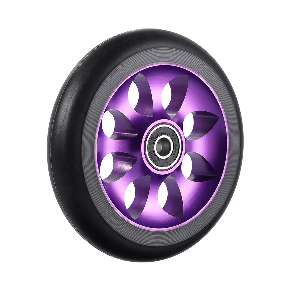Wholesale Scooter Wheels 110Mm Pro Stunt Scooter Street Deck Clamp Bar Grips Rainbow Stunt Scooter Headset Bearings for Adult