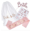 Bachelorette Party Sash Veil Bride to Be Bachelorette Party Decorations Kit