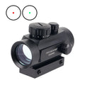 Focuhunter 1X30mm Red Dot Sight Aluminum Tactical Red/Green Dot with 5 Brightness Levels Durable for 11/20mm