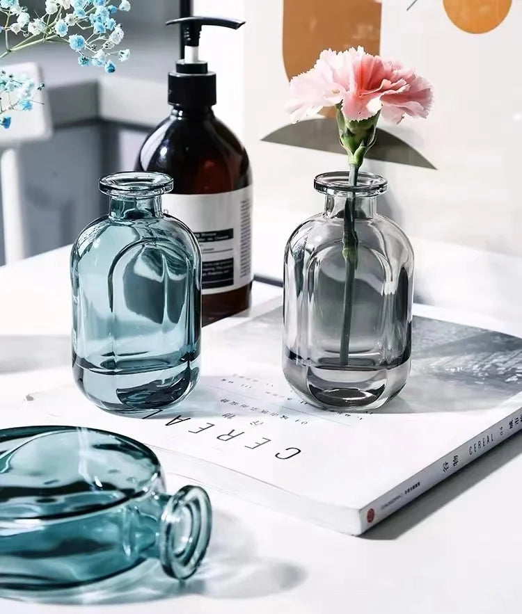 Wholesale Empty Diffuser Bottle Fashion Luxury Clear Rectangular Shape 50ml 150ml 250ml Aroma Diffuser Glass Bottle
