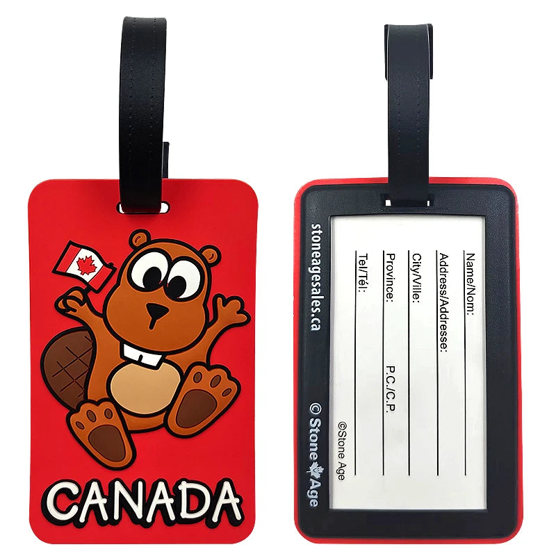 Factory Wholesale PVC Travel Luggage Tag Plastic Silicone Luggage Name Tag Hard PVC Luggage Tags