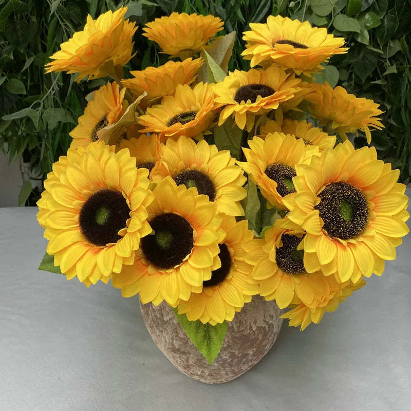 Cheap Price Artificial Sunflower for Home Wedding Decoration