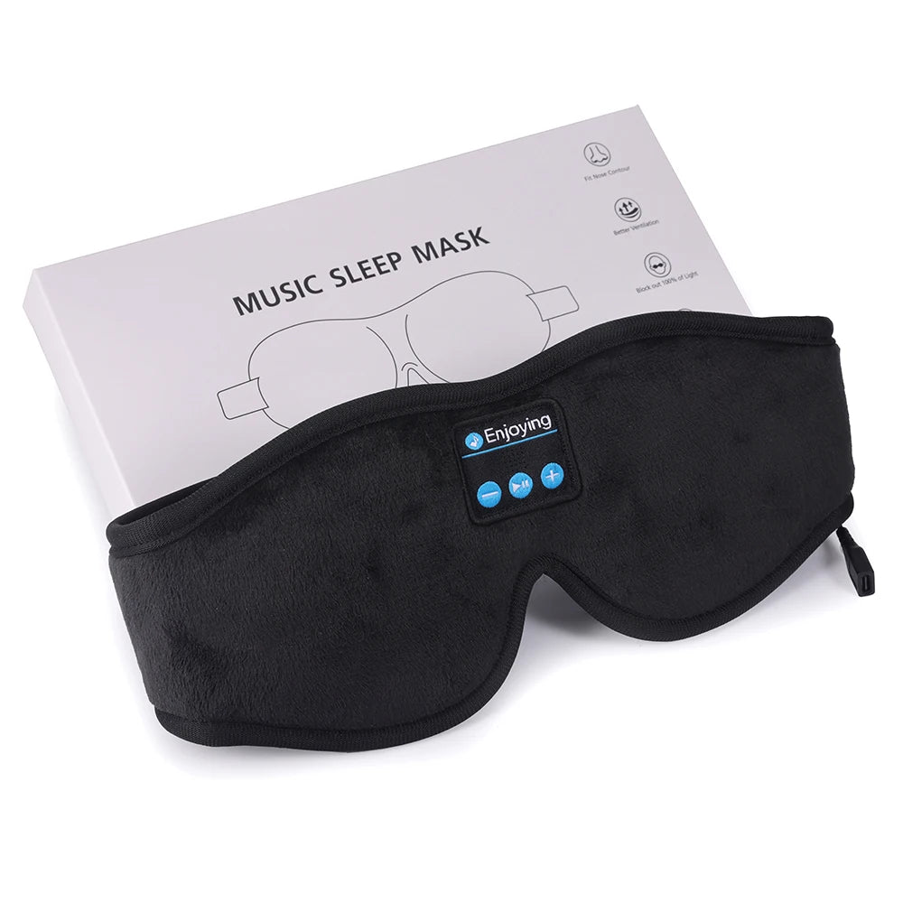 Top Quality Sleeping Mask Music Sleep Headphones Wireless 3D Sleeping Mask Bluetooth