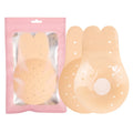 Rabbit Ear Silicone Adhesive Nipple Covers Sexy Ultra Thin Invisible Bra Lifters Modesty Breast Lifting Pads