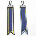 Blank Key Chain Tags Wholesale Custom DIY Logo Bordado Embroidery Keychain for Promotional