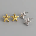 Wholesale Fashion Jewelry Summer Earrings 925 Sterling Silver Sea Star Starfish Earrings for Women Custom Beach Stud Earrings
