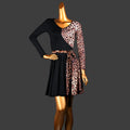 New Latin Dance Dress Female Adult Performance Big Skirt Summer Training