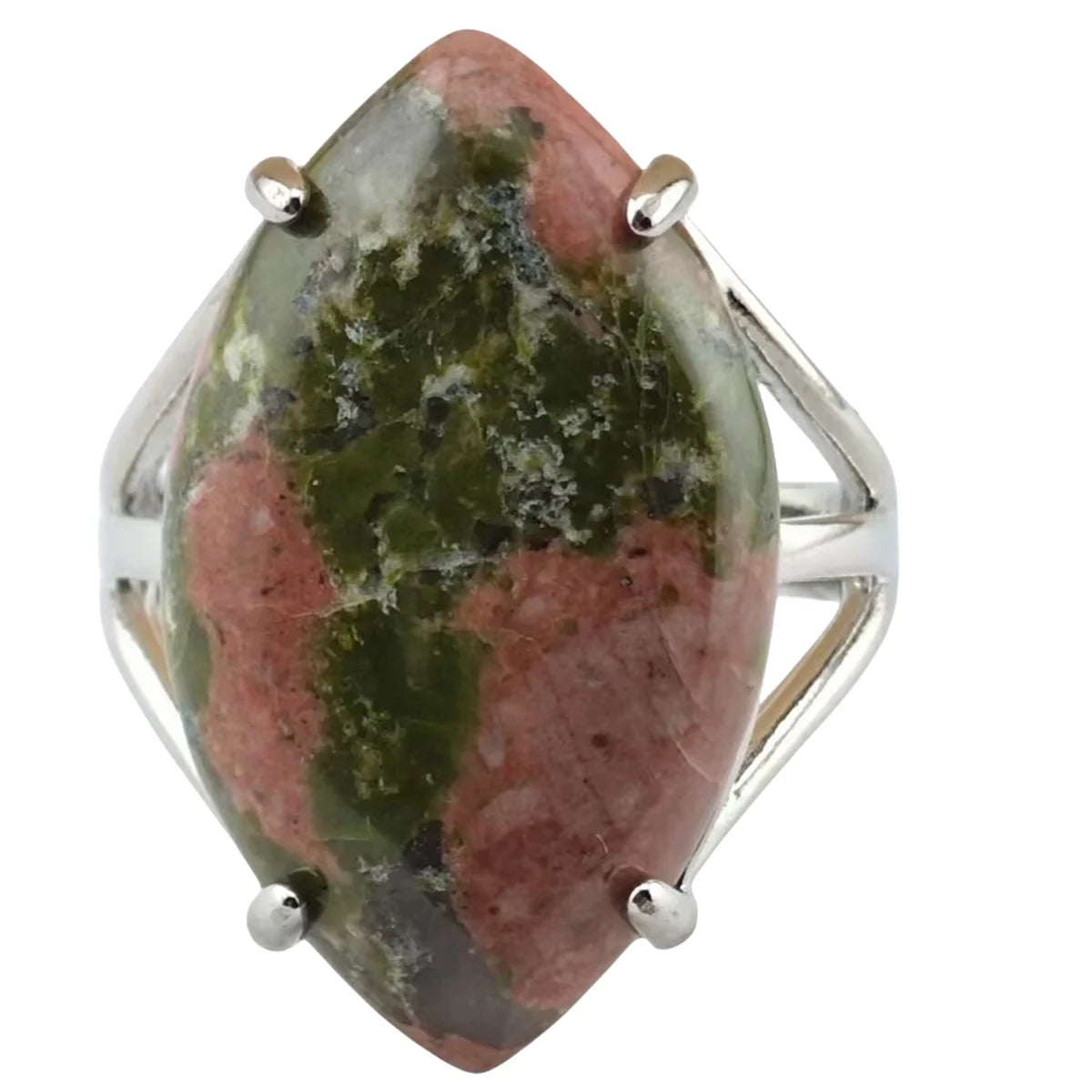 Wholesale Fashion Charms Multi Colors Adjustable Crystal Rings for Women and Girls Jewelry Natural Raw Stone Rings