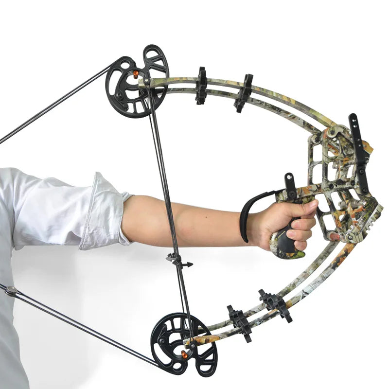 45 Lbs M109D Dual Purpose Mini Triangle Compound Pulley Bow Outdoor Archery Equipment