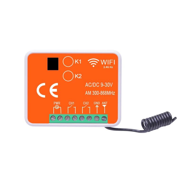 TUYA AC/DC 9-30V Multi-band Wireless Smart Door Opener Receiver