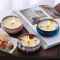 IKEDA Custom Eco-friendly Coconut Wax Soy Candles-Diwali Father's Day Holiday Scented Candles Long-lasting Fragrance Factory
