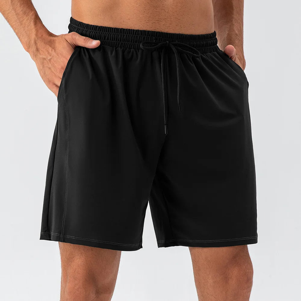 GZYEL-31420 Men's Running Quick Drying Bottom Sweat-absorbing Breathable Fitness Workout Casual Training Sporty Shorts