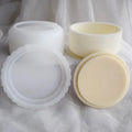 Nordic Plaster Gypsum Concrete Flower Pot Molds Vase Silicone for Cement Candle Jar Lid Reusable Non-stick Heat Resistant