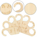 Hot Sale Wooden Baby Closet Dividers Clothes Organizer Baby Clothes Size Dividers for Baby Room Nursery Decor