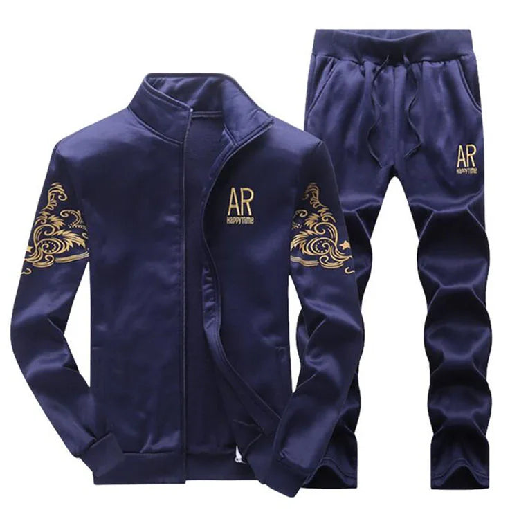 Brand TrackSuit Set 2 Piece Sweatshirt + Sweatpants Sweat Suit Set Casual Tracksuit Men Outfits Jogger Set Tracksuit for Men