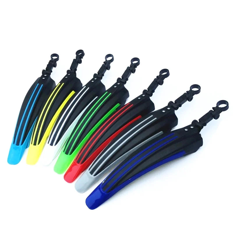 Whosale Plastic Colorful Mountain Bike Universal Mudguard Fat Bike Front Rear Fenders