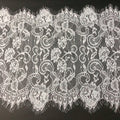 50cm Soft Embroidery Floral Eyelash Chantilly Lace Trim for Garment LT2291B