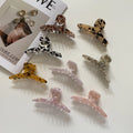 DOWELL Wholesale Acetate Plate Hollow Cross Section Grasping Hair Accessories Acetate Hair Claw Clips