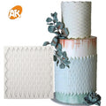 AK Seamless Scandi Leaves Silicone Mould DIY Handmade Fondant Making Pastry Icing Mould Leaf Cake Decorating Molds