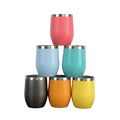 Egg Shaped Minimalist 12oz/360ml Double Wall Stainless Steel Cup Coffee Insulation Travel Cute Party Beer Mugs Wine Tumbler