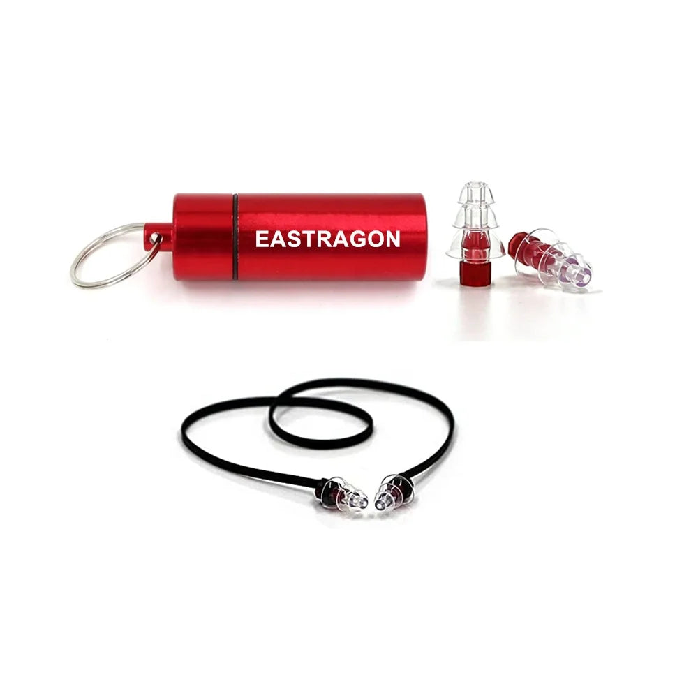 Soundproof High Fidelity Silicone Earplugs with Carrying Case Noise Reduction Ear Plugs for Musician Worker Students Motorcycle