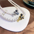 C083 925 Sterling Silver 18K Gold Plated Pearl Clasp for Jewelry Wholesale Metal Cord Ends Clasp Necklace or Bracelet Clasp