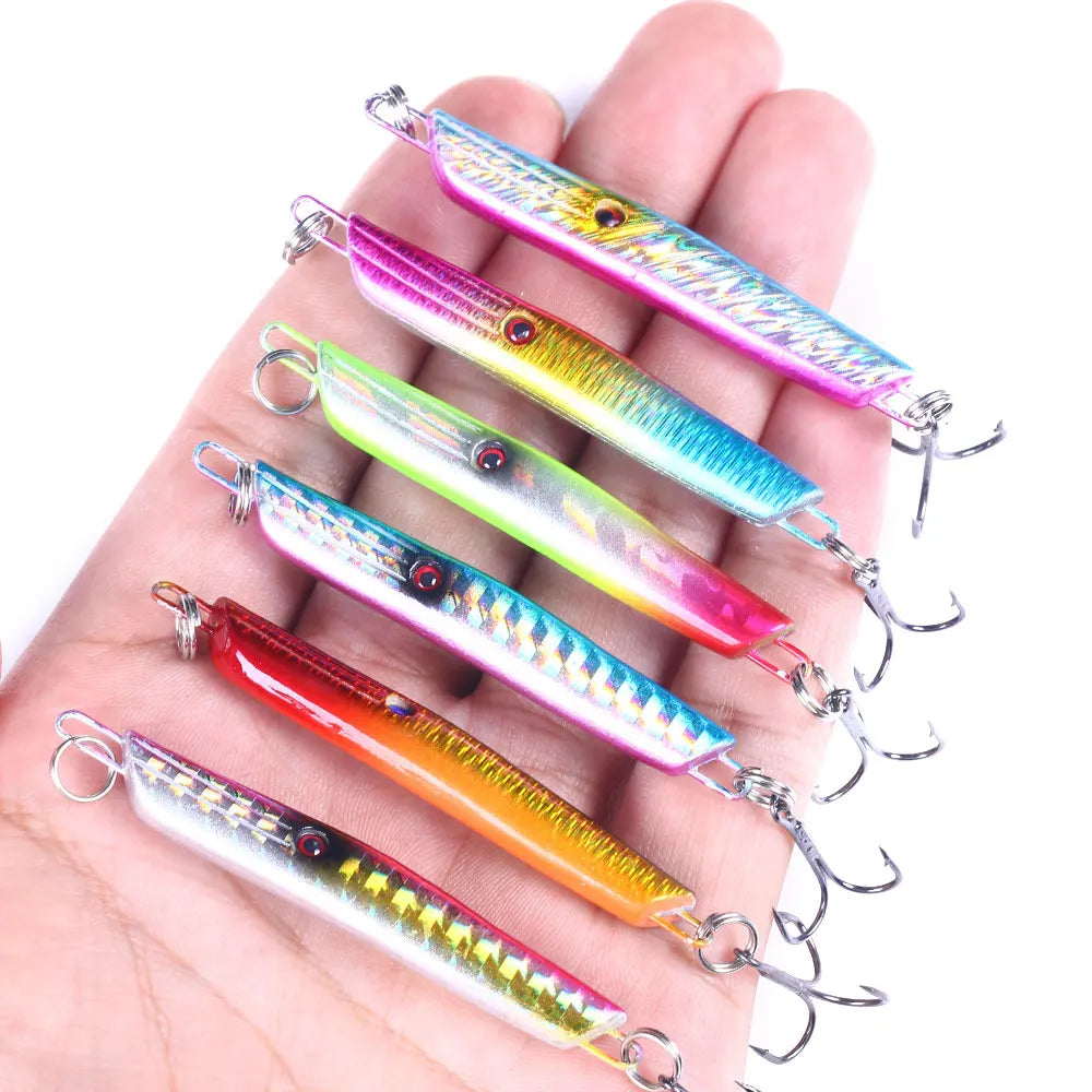 6.7cm/13g Metal Jig Fishing Lure Jigging Vertical Fast Jig Lead Fast Sinking Hard Lure Hard Baits